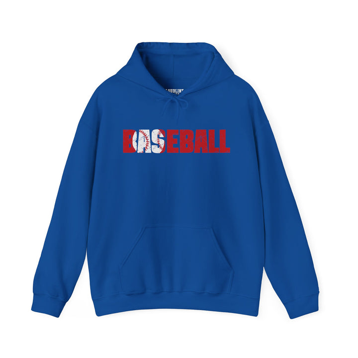 Baseball Unisex Adult Hooded Sweatshirt