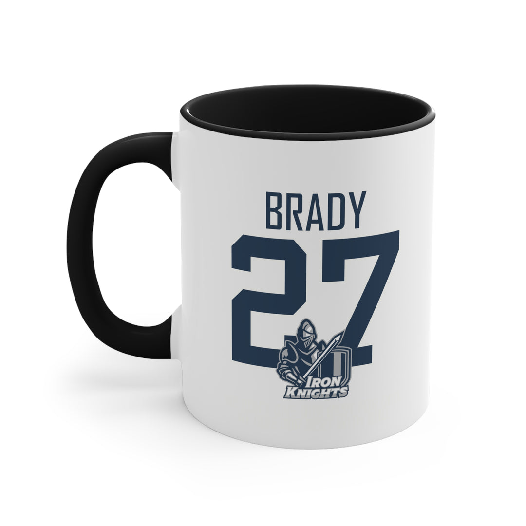 Iron Knights 11 oz Accent Mug - Last Name &amp; Knight Design