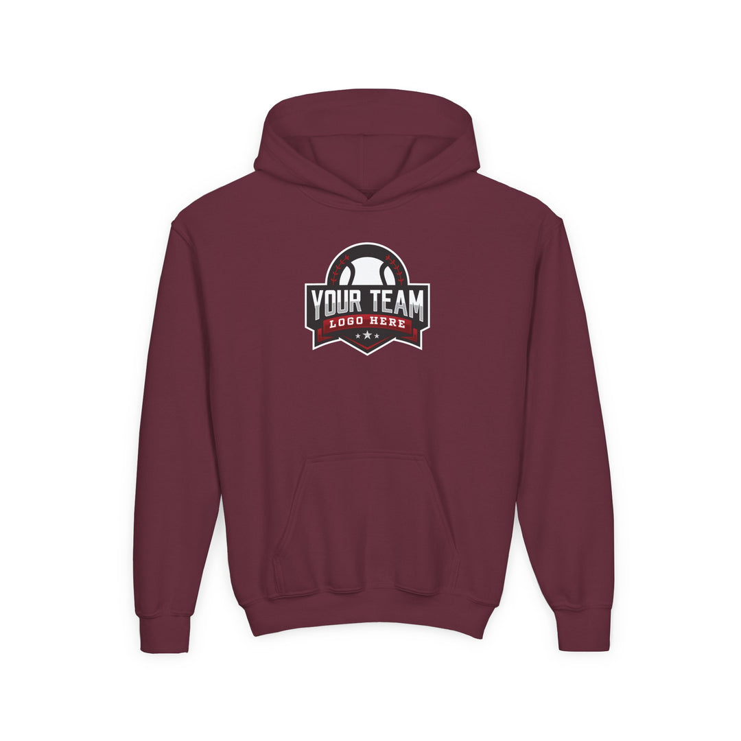 Unisex Youth Basic Hooded Sweatshirt