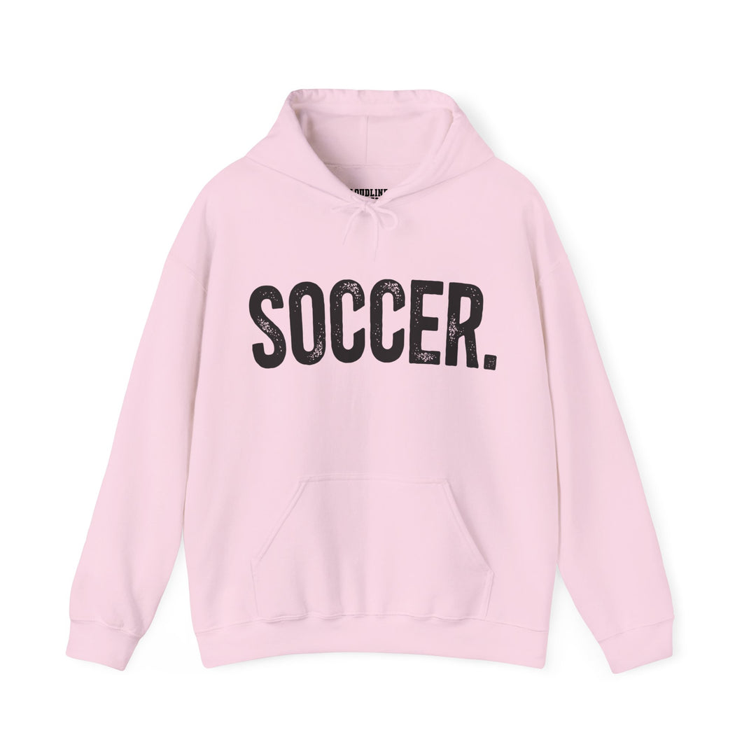 Rustic Design Soccer Unisex Adult Hooded Sweatshirt