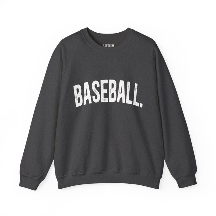 Rustic Design Baseball Unisex Adult Crewneck Sweatshirt