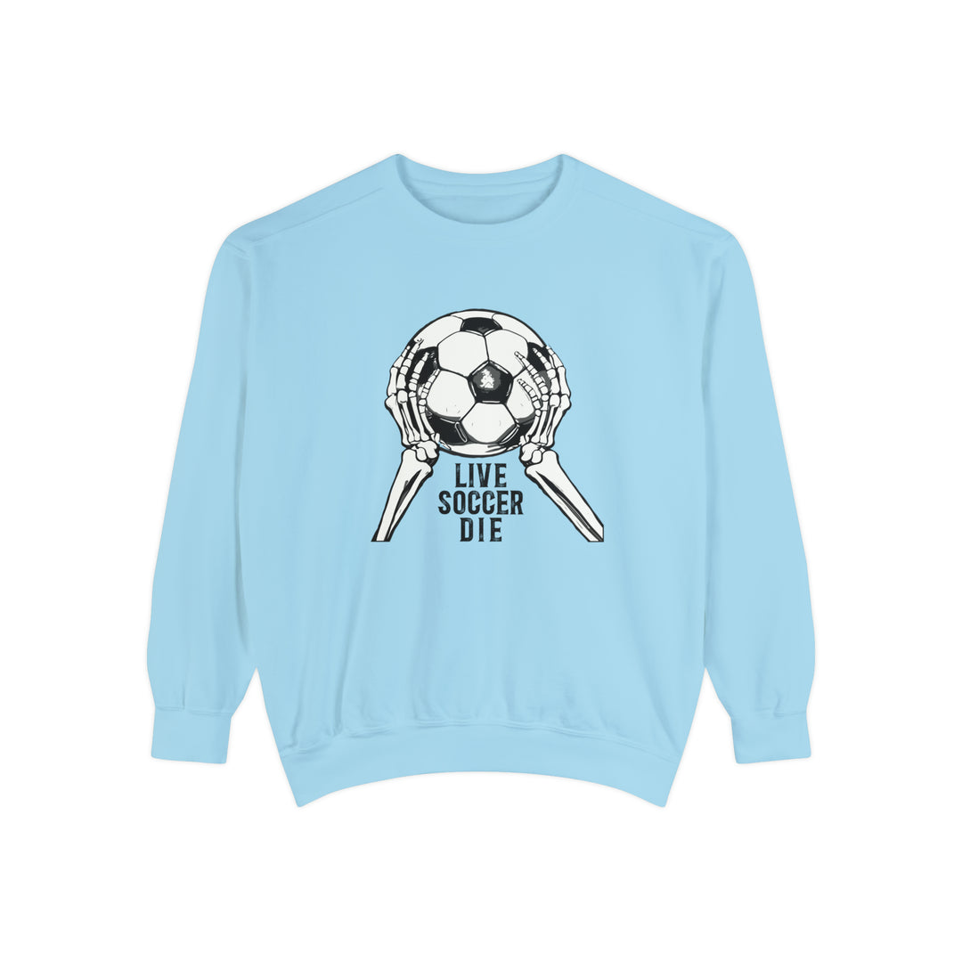 Live Soccer Die Unisex Adult Premium Crewneck Sweatshirt