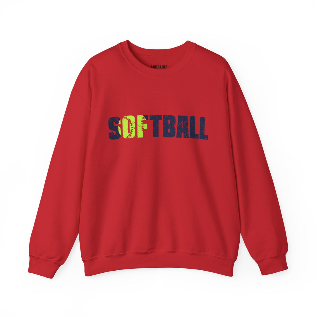 Softball Unisex Adult Crewneck Sweatshirt