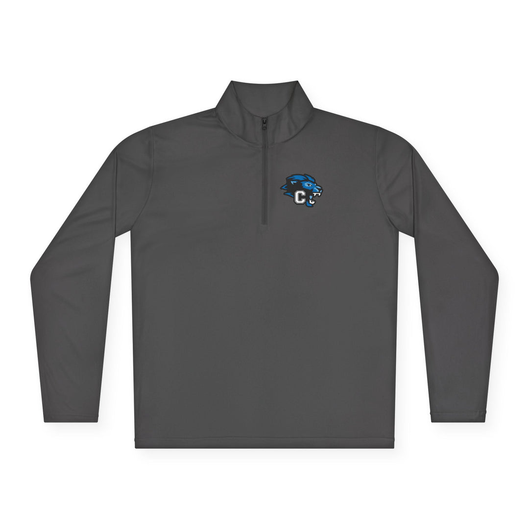 Canton Lions Football &amp; Cheer Unisex Adult Long Sleeve Quarter-Zip Pullover