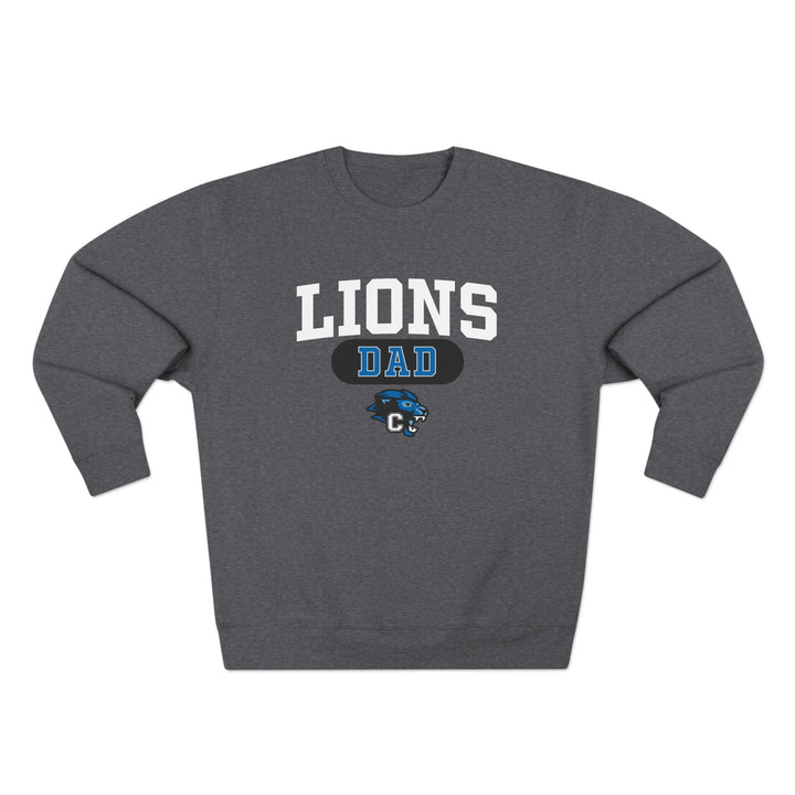 Canton Lions Football &amp; Cheer Unisex Adult Premium Crewneck Sweatshirt - Lions Relative Design