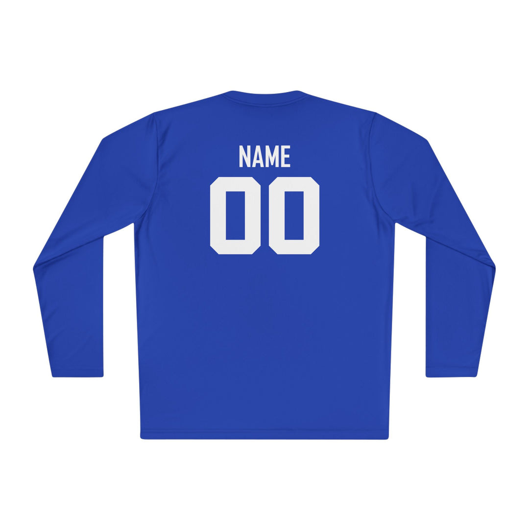 Canton Lions Football &amp; Cheer Unisex Adult Long Sleeve Moisture Wicking Shirt