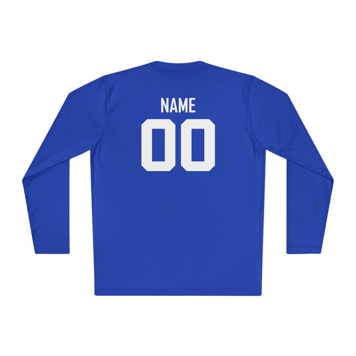 Canton Lions Football &amp; Cheer Unisex Adult Long Sleeve Moisture Wicking Shirt
