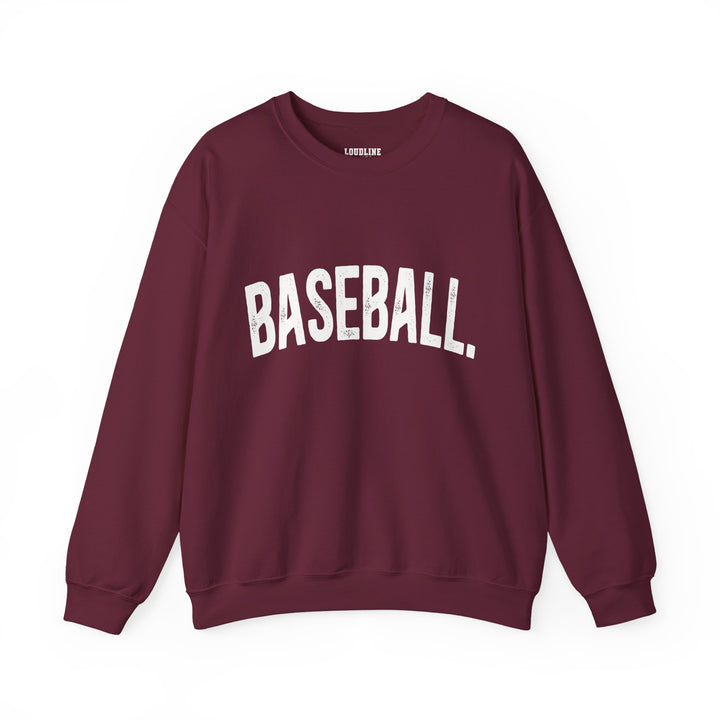 Rustic Design Baseball Unisex Adult Crewneck Sweatshirt