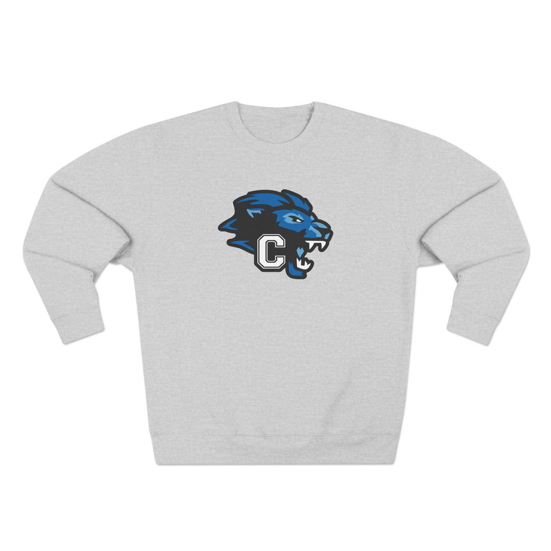 Canton Lions Youth Football &amp; Cheer Unisex Adult Premium Crewneck Sweatshirt