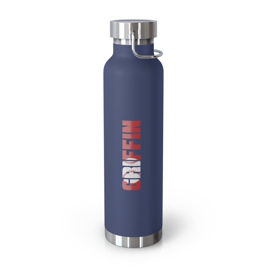 Custom Name Copper Vacuum Insulated Bottle 22oz (Water Bottle)
