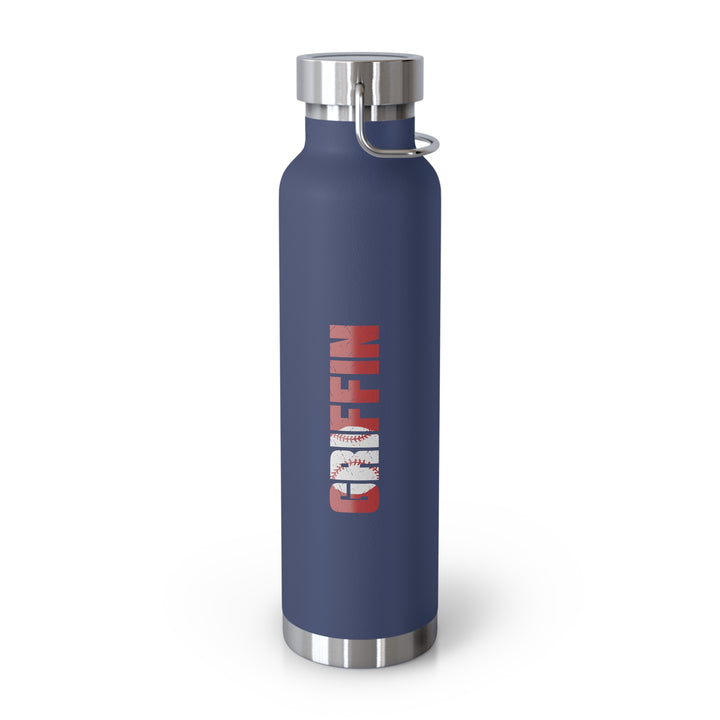 Custom Name Copper Vacuum Insulated Bottle 22oz (Water Bottle)