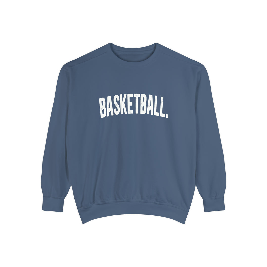 Rustic Design Basketball Unisex Adult Premium Crewneck Sweatshirt
