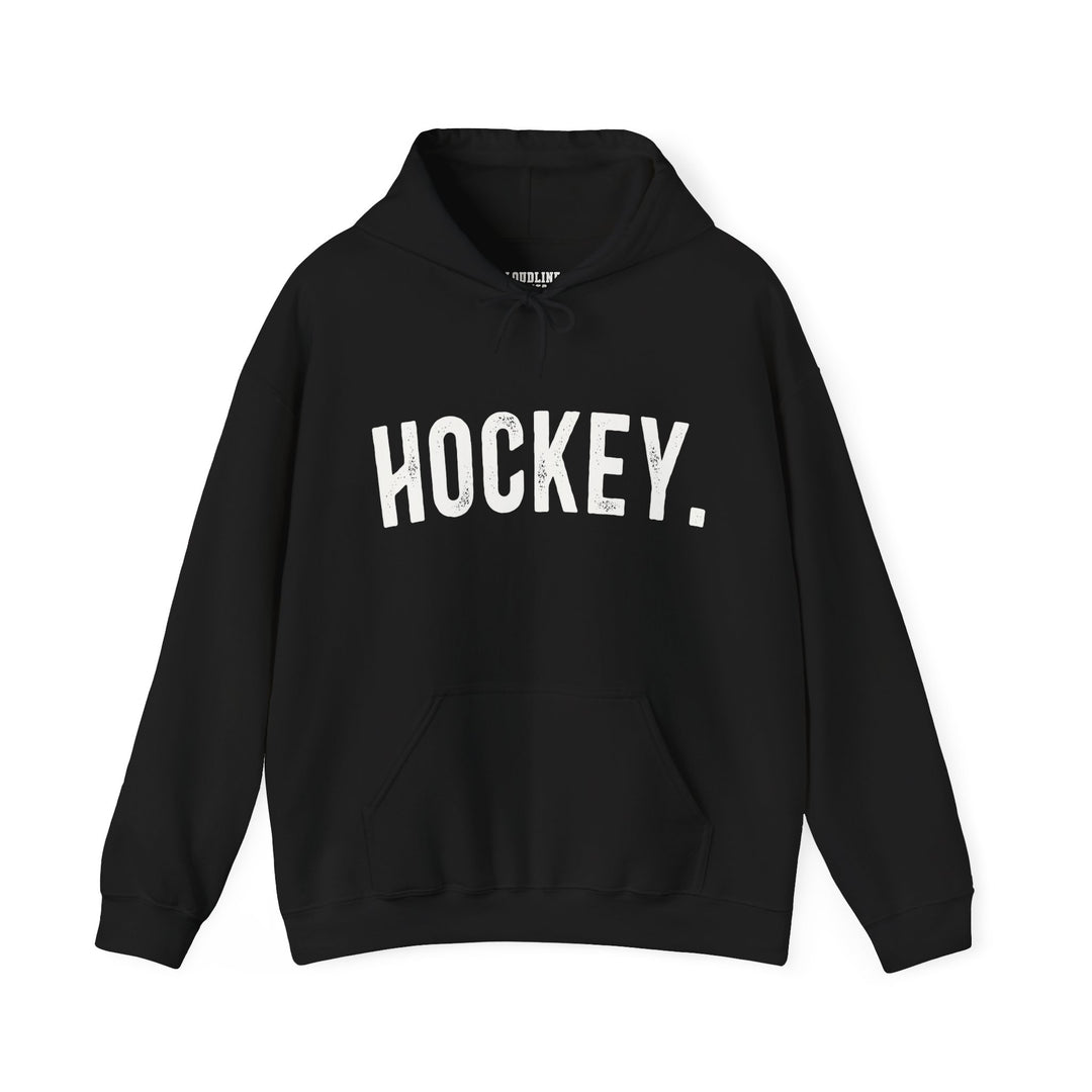 Rustic Design Hockey Unisex Adult Hooded Sweatshirt