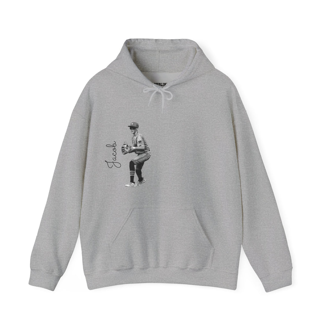 BW Picture w/Name Design - Unisex Adult Hoodie