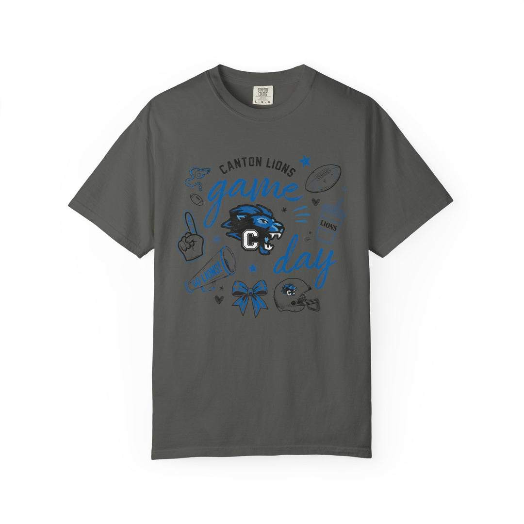 Canton Lions Football &amp; Cheer Unisex Adult Premium T-Shirt - Game Day Design