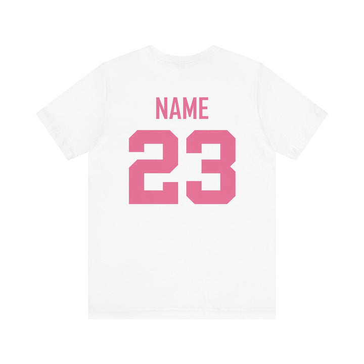 Latrobe Boys Soccer Unisex Adult T-Shirt - Breast Cancer Design