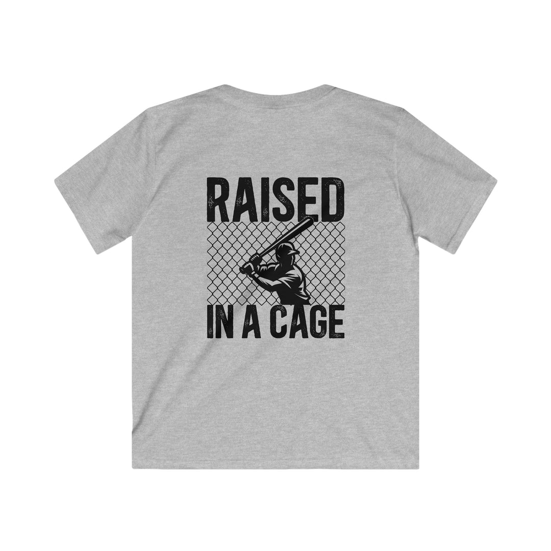 Raised in a Cage Baseball Unisex Youth T-Shirt