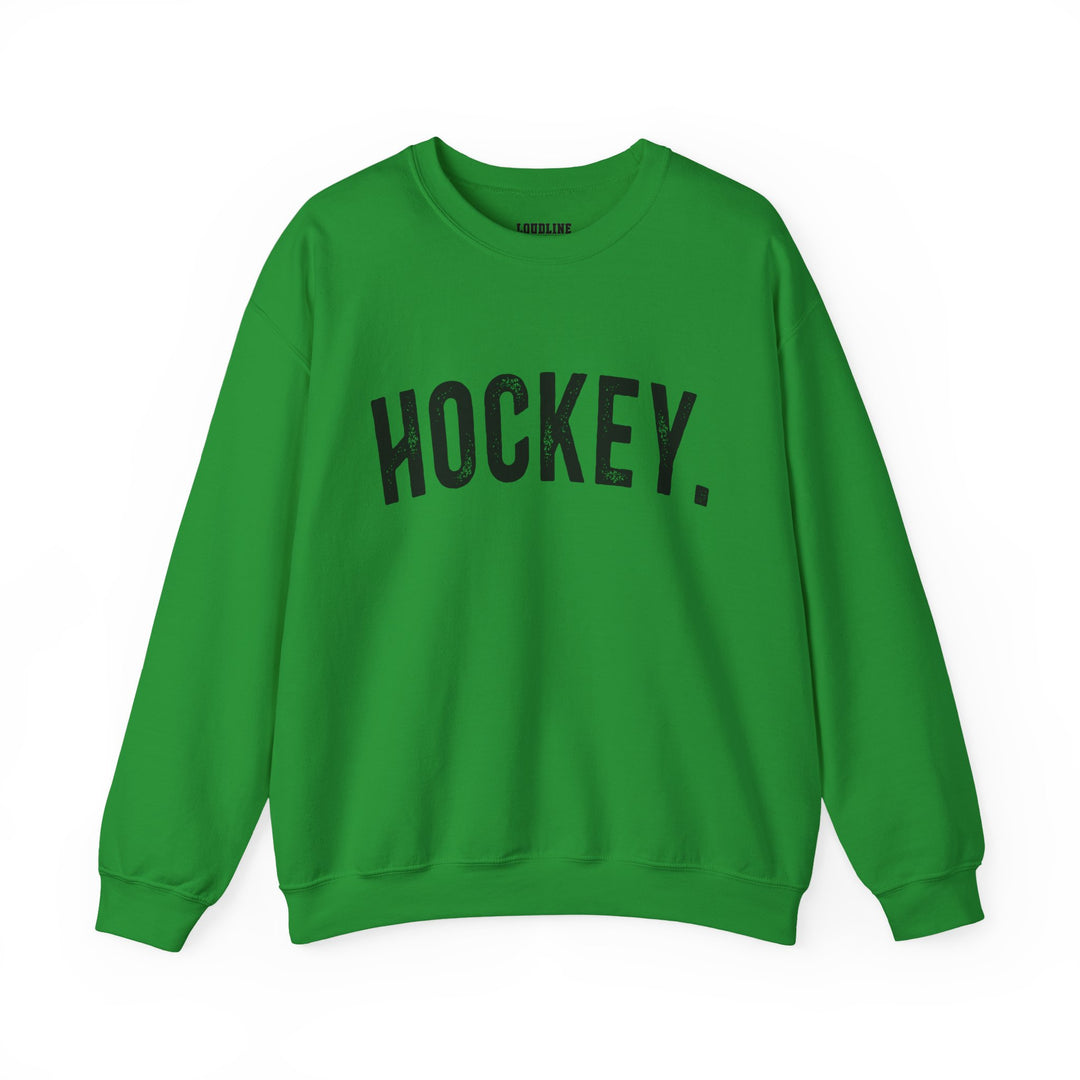 Rustic Design Hockey Unisex Adult Crewneck Sweatshirt
