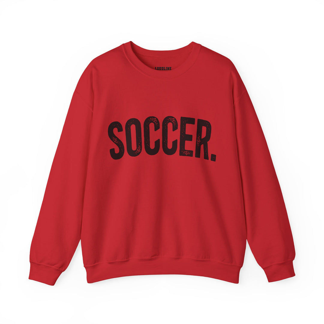Rustic Design Soccer Unisex Adult Crewneck Sweatshirt