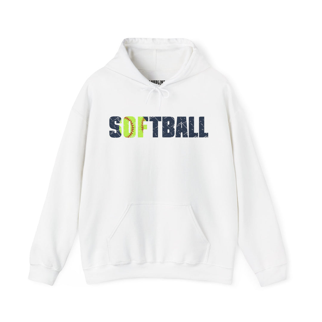 Softball Unisex Adult Hooded Sweatshirt