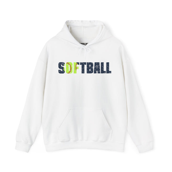 Softball Unisex Adult Hooded Sweatshirt