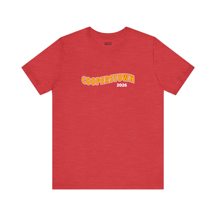 Cooperstown Picture Wavy Name Front &amp; Back Design - Unisex Adult T-Shirt