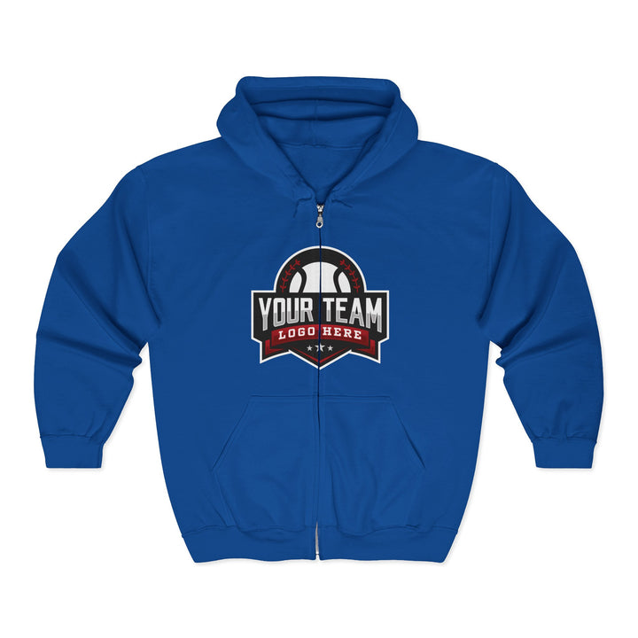 Unisex Adult Full Zip Hooded Sweatshirt - DTG