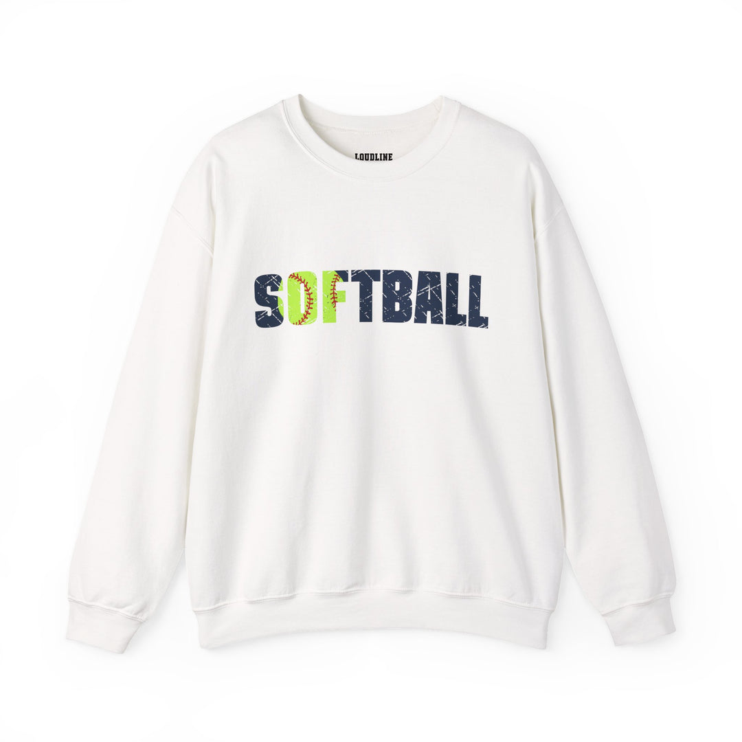 Softball Unisex Adult Crewneck Sweatshirt