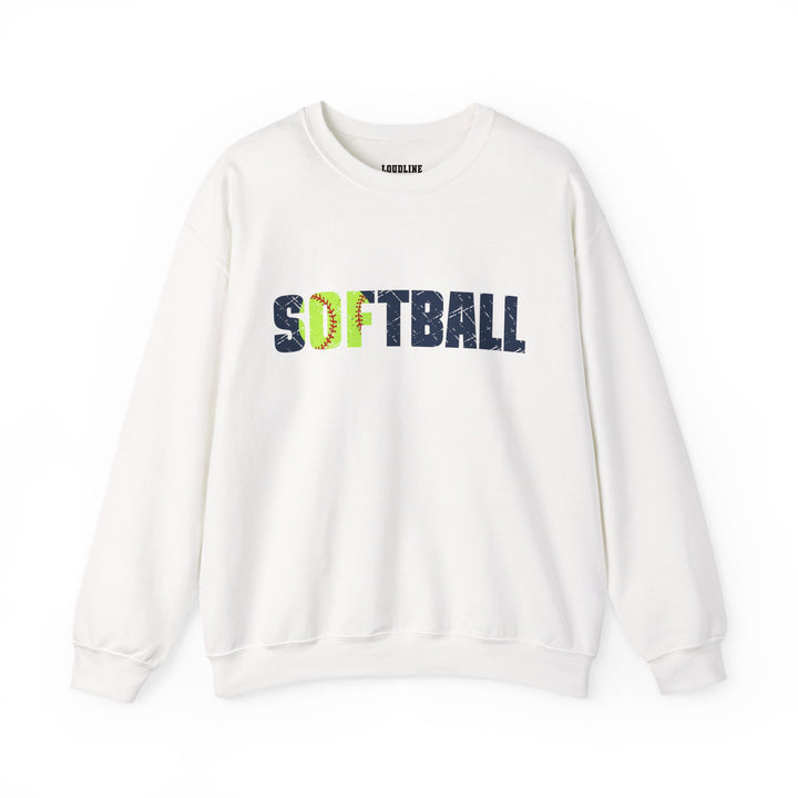 Softball Unisex Adult Crewneck Sweatshirt