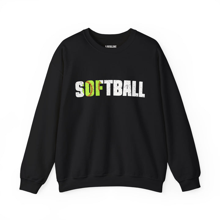 Softball Unisex Adult Crewneck Sweatshirt