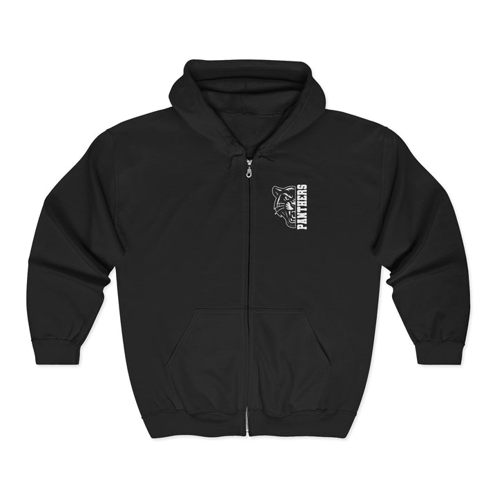 Crown Point Panthers Unisex Adult Full Zip Hooded Sweatshirt