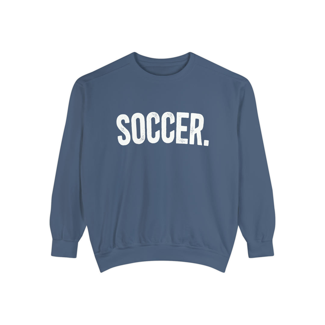 Rustic Design Soccer Unisex Adult Premium Crewneck Sweatshirt