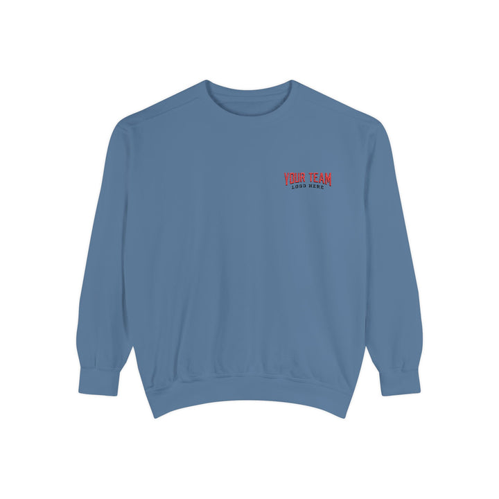 Unisex Adult Comfort Colors Crewneck Sweatshirt - Embroidered