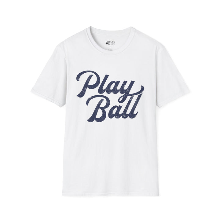 Play Ball Unisex Adult Baseball T-Shirt