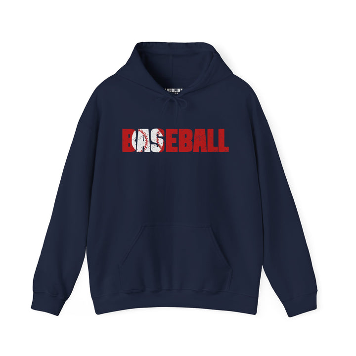 Baseball Unisex Adult Hooded Sweatshirt