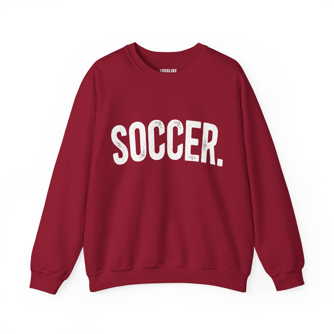 Rustic Design Soccer Unisex Adult Crewneck Sweatshirt