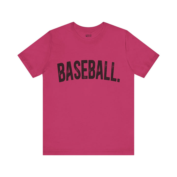 Rustic Design Baseball Unisex Adult T-Shirt