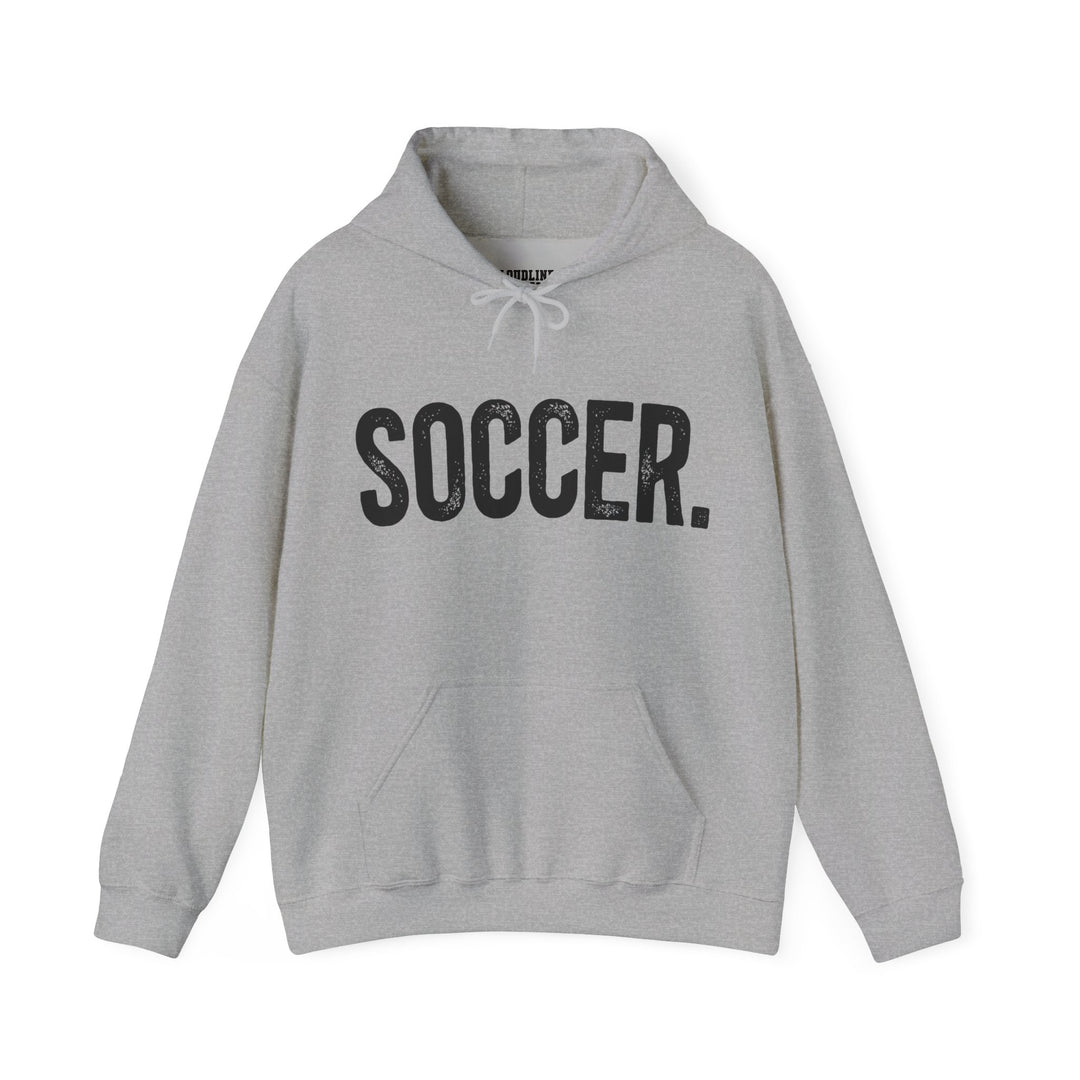 Rustic Design Soccer Unisex Adult Hooded Sweatshirt
