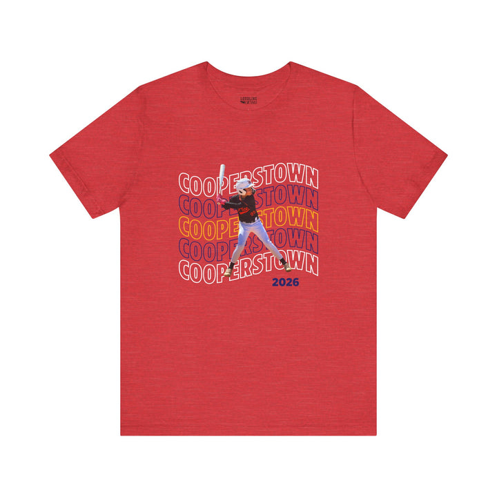 Cooperstown Picture Wavy Name Design - Unisex Adult Basic T-Shirt