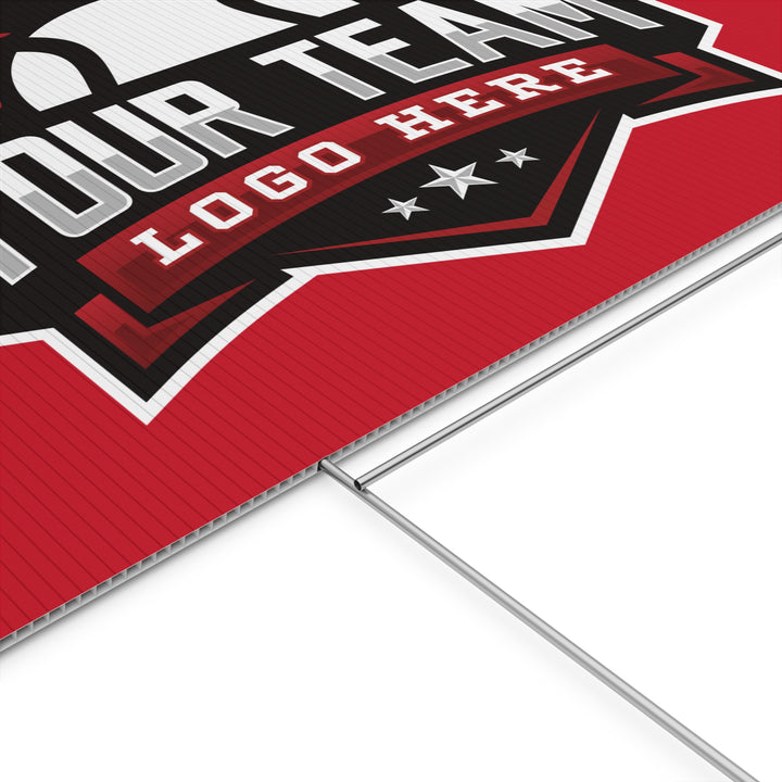 Plastic Yard Sign