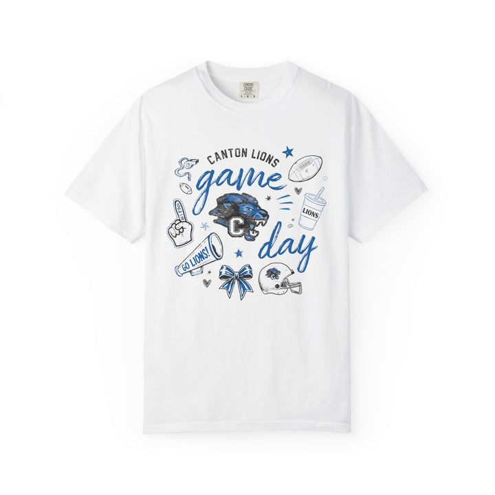 Canton Lions Football &amp; Cheer Unisex Adult Premium T-Shirt - Game Day Design