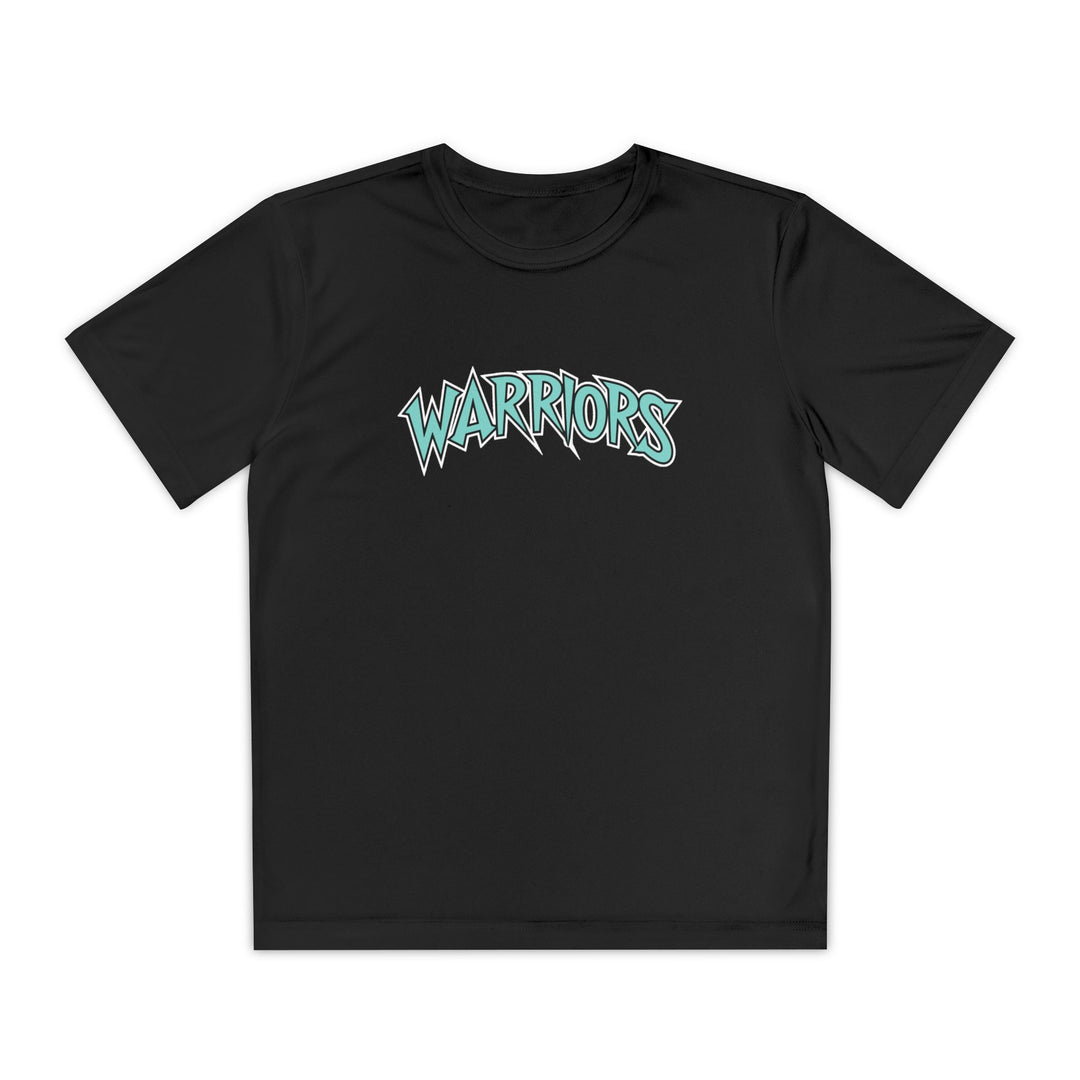 Warriors Unisex Youth Moisture Wicking T-Shirt