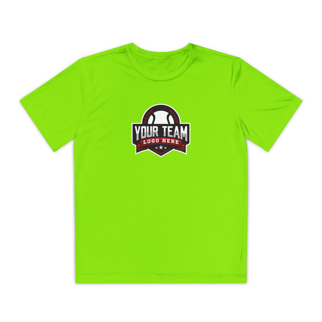 Unisex Youth Moisture Wicking T-Shirt Color Options 1