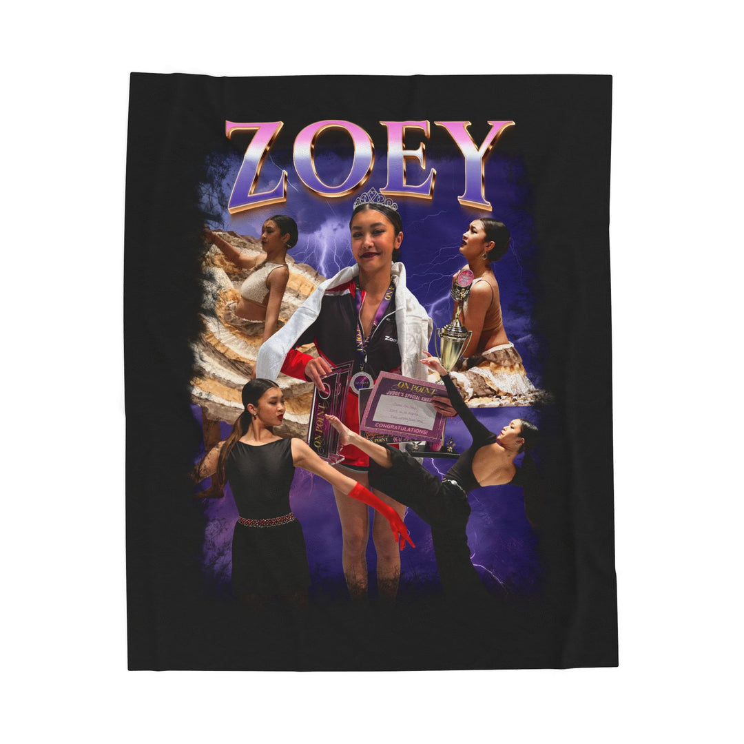 First Landing Dance Center - Fusion Design Velveteen Blanket