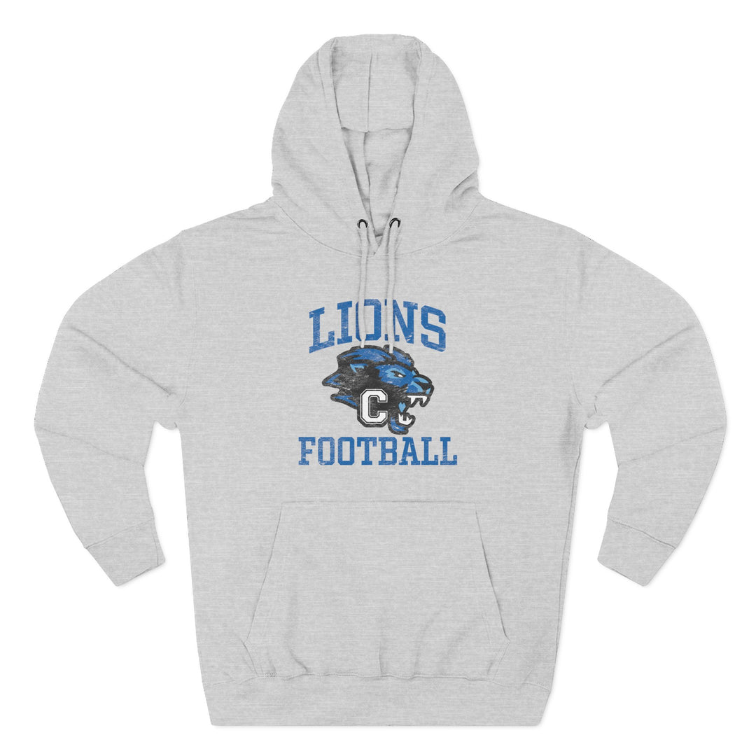 Canton Lions Football &amp; Cheer Unisex Adult Premium Hoodie Sweatshirt - Lions Football Design