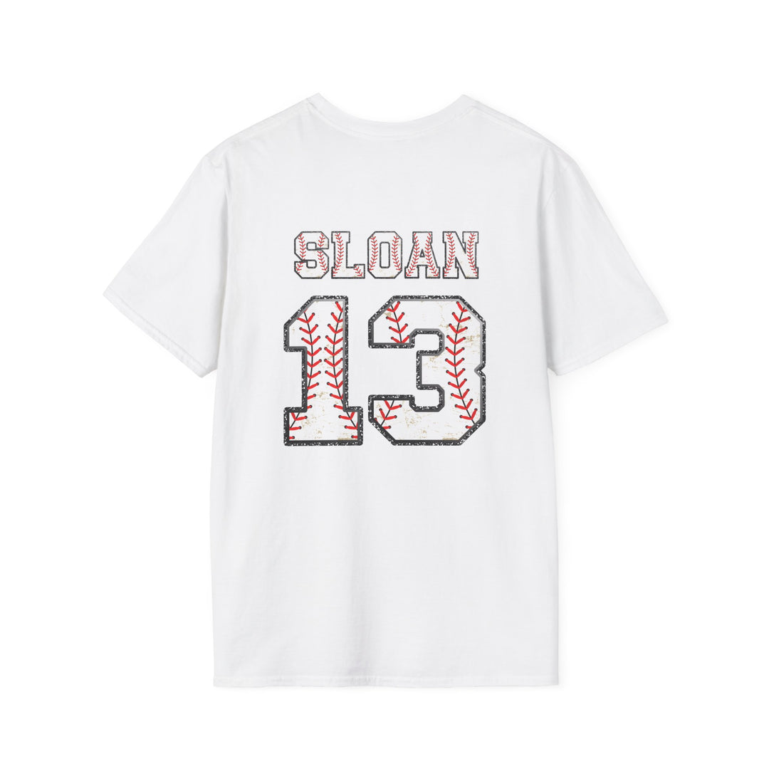 Iron Knights Adult Unisex T-Shirt w/Flag Design &amp; Name and Number on Back