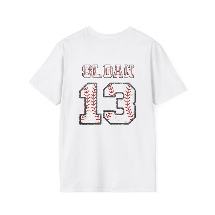 Iron Knights Adult Unisex T-Shirt w/Flag Design &amp; Name and Number on Back