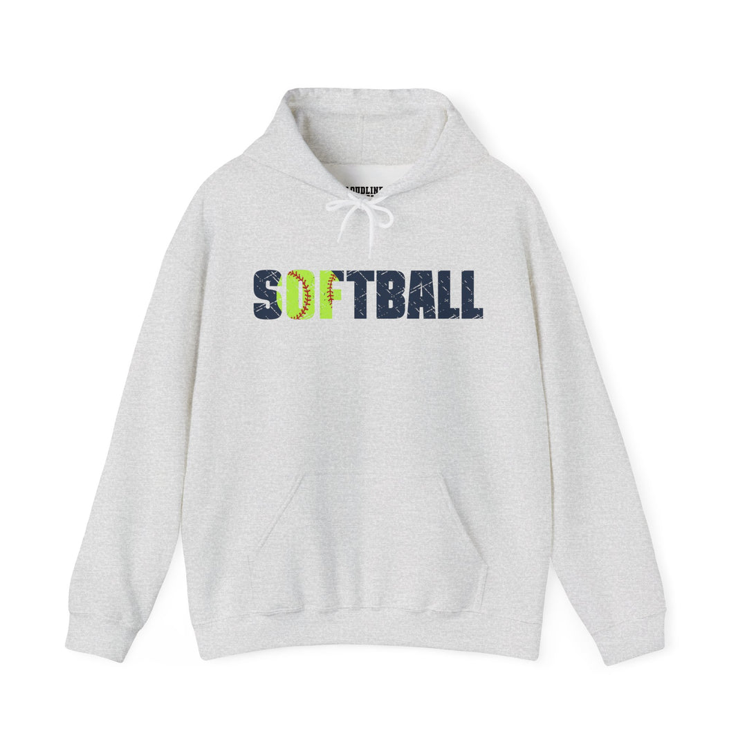 Softball Unisex Adult Hooded Sweatshirt