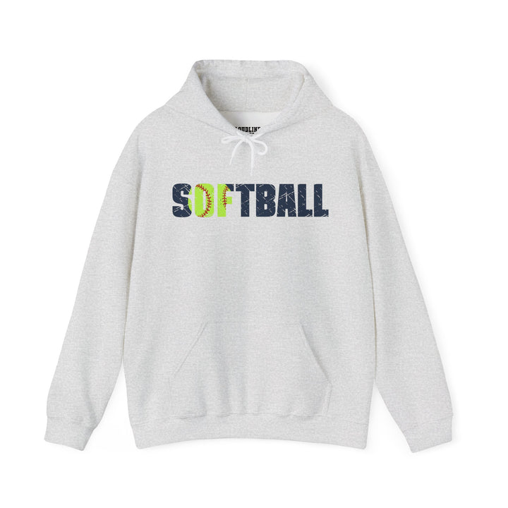 Softball Unisex Adult Hooded Sweatshirt
