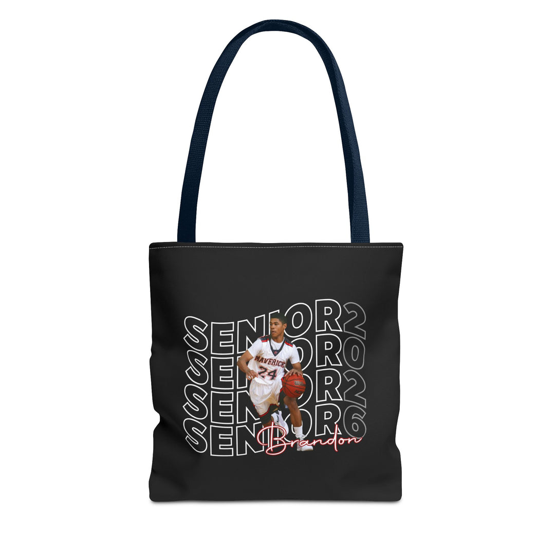 Senior Wavy Design w/Photo &amp; Name Tote Bag